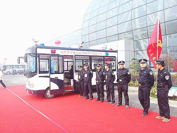 阜陽(yáng)經(jīng)濟(jì)技術(shù)開發(fā)區(qū)分局接車儀式