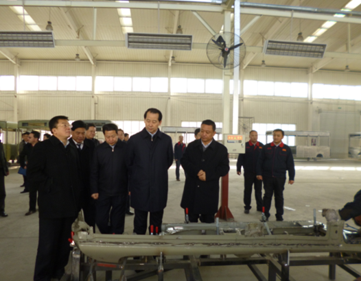 1月22日，石家莊市委副書記、市長王亮到我公司調(diào)研調(diào)研