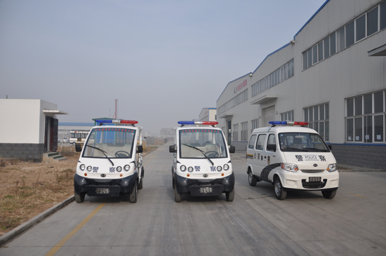 躍迪電動(dòng)巡邏車發(fā)車河北深州，治安與環(huán)保共存