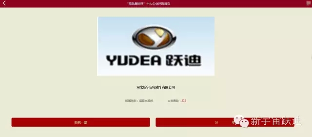 給躍迪投票—2015年度“十大最受關(guān)注特種裝備企業(yè)”評選終端對決已開戰(zhàn)?。?！