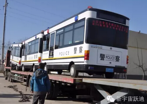 躍迪移動警務室發(fā)車山西——平安管城