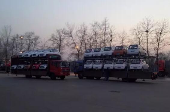 躍迪電動(dòng)汽車(chē)批量發(fā)車(chē)河北—共創(chuàng)美好未來(lái)