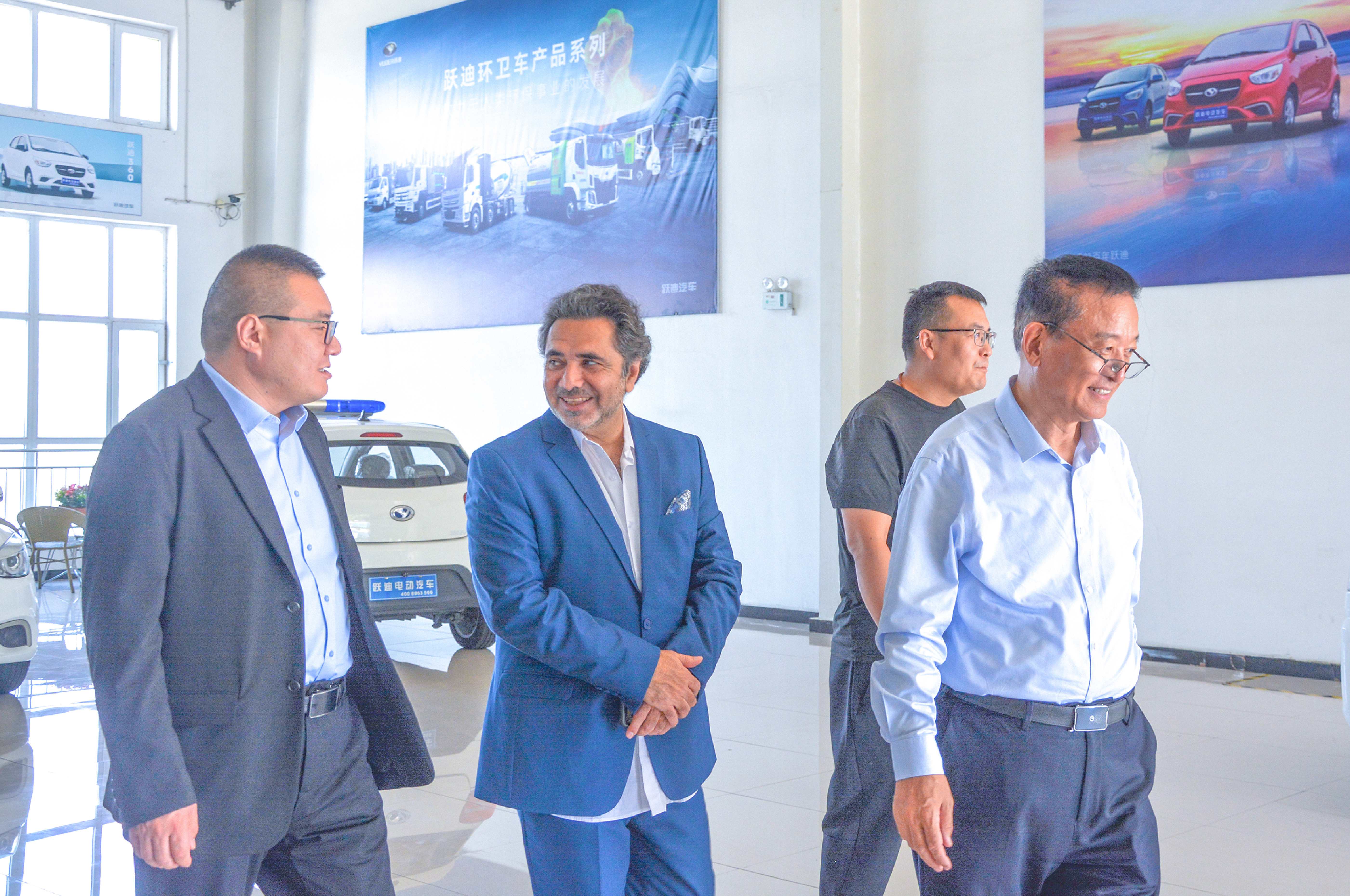 沙特客商到躍迪洽談合作 共探智能綠色出行